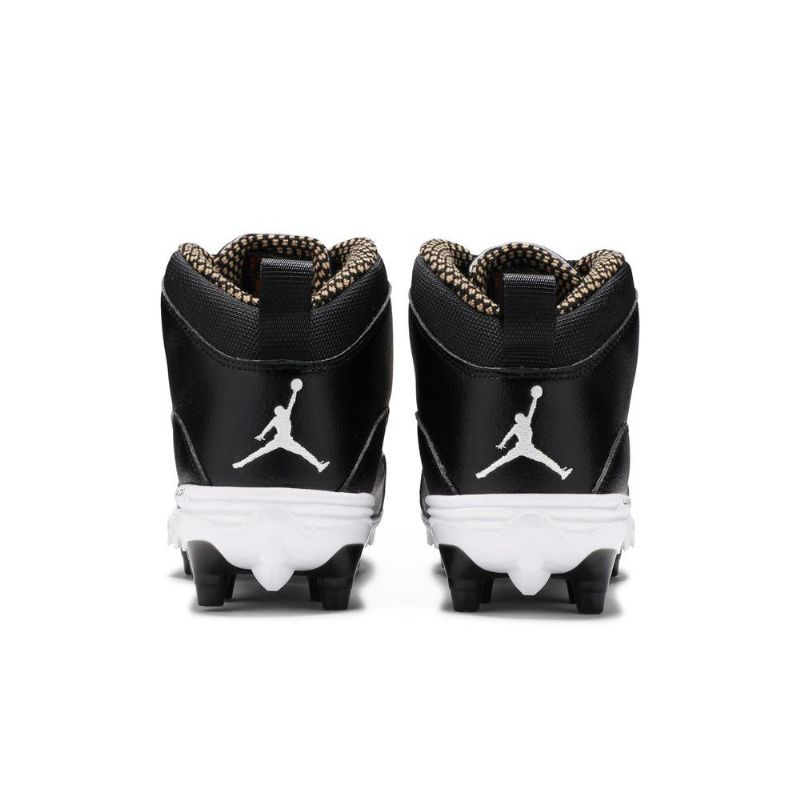 Air Jordan 10 Td Mid Sort Guld Hvid Sko Herre