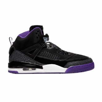 Air Jordan Spizike Sort Lilla Grå Sko Herre