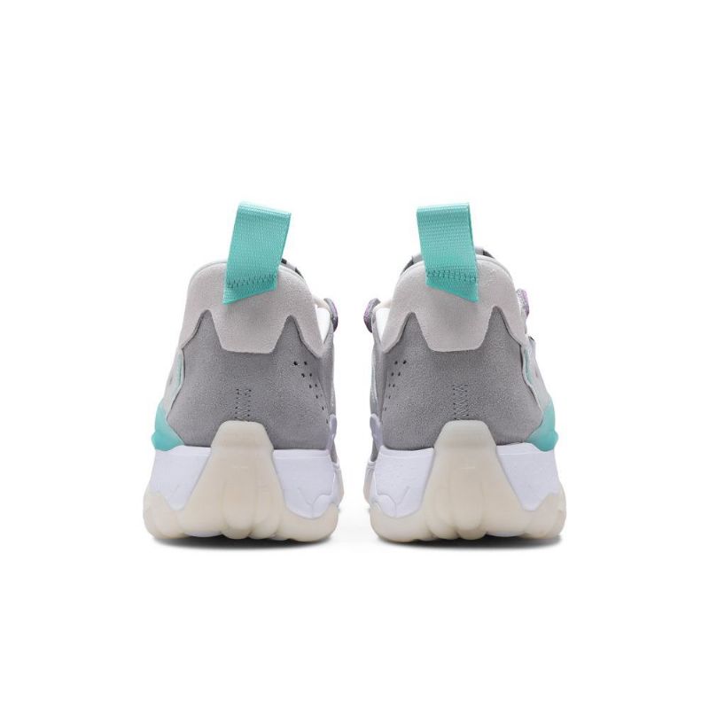 Air Jordan Delta 2 Hvid Grå Lilla Turkis Sko Herre
