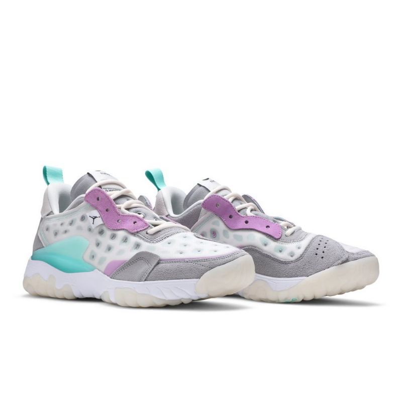 Air Jordan Delta 2 Hvid Grå Lilla Turkis Sko Herre