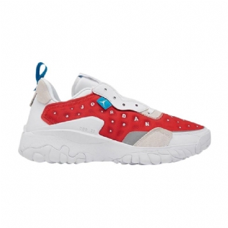 Air Jordan Delta 2 Rød Hvid Grå Blå Sko Herre