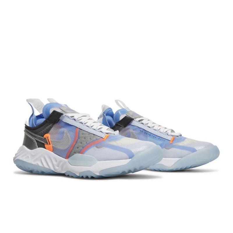 Air Jordan Delta Breathe Hvid Blå Sort Sølv Sko Herre