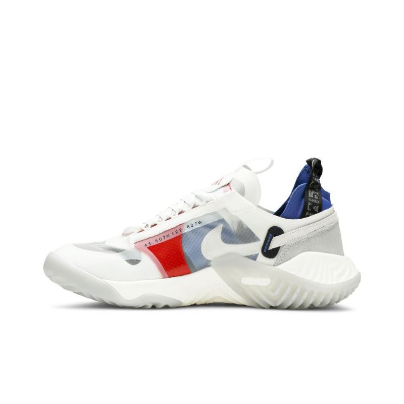 Air Jordan Delta Breathe Hvid Grå Blå Rød Sko Herre