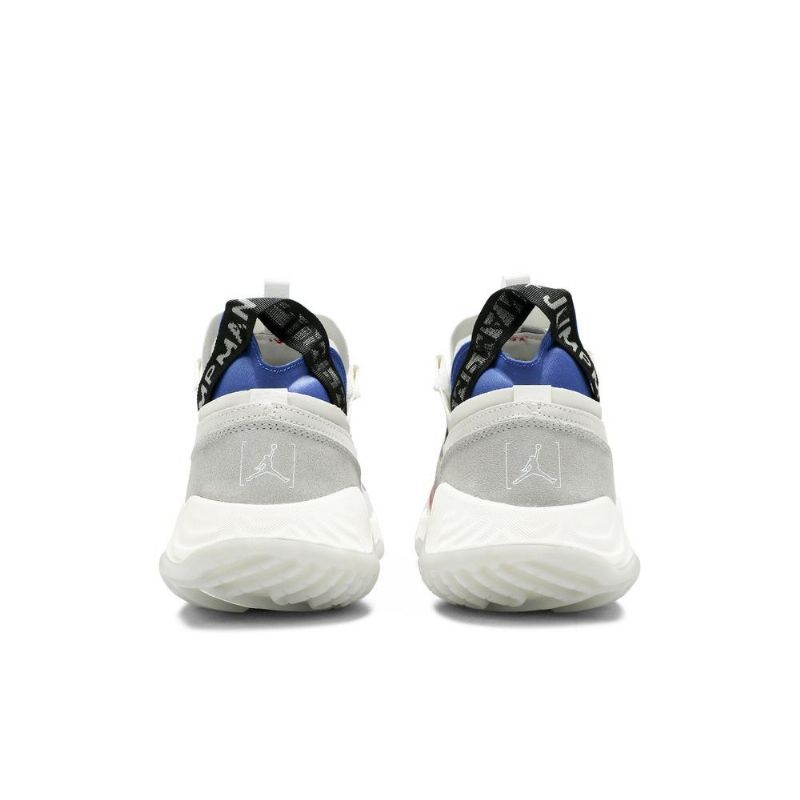 Air Jordan Delta Breathe Hvid Grå Blå Rød Sko Herre