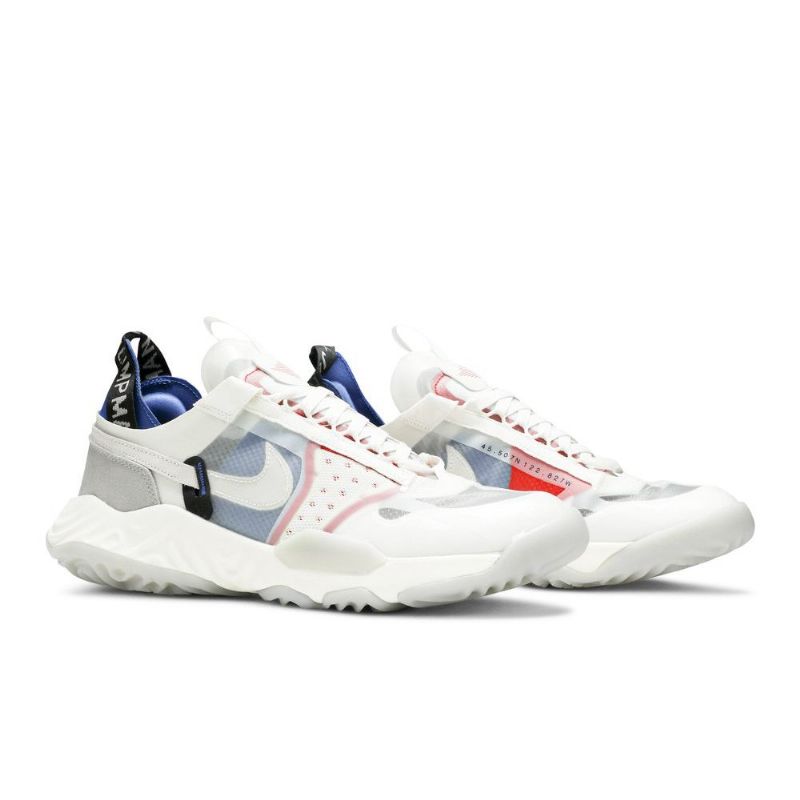 Air Jordan Delta Breathe Hvid Grå Blå Rød Sko Herre