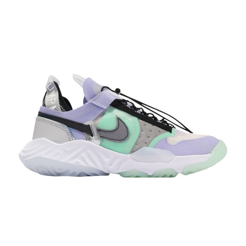 Air Jordan Delta Breathe Hvid Lilla Grøn Grå Sko Dame