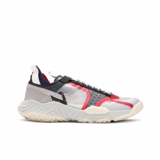 Air Jordan Delta Breathe Hvid Rød Grå Sort Sko Herre