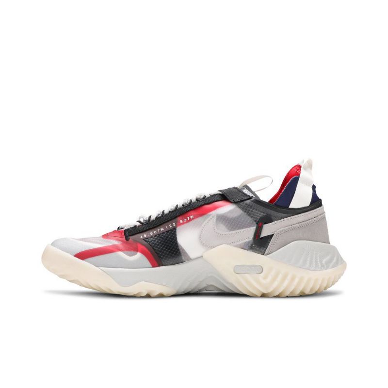 Air Jordan Delta Breathe Hvid Rød Grå Sort Sko Herre