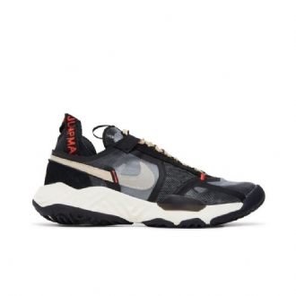 Air Jordan Delta Breathe Sort Grå Beige Rød Sko Herre