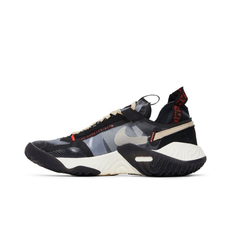 Air Jordan Delta Breathe Sort Grå Beige Rød Sko Herre