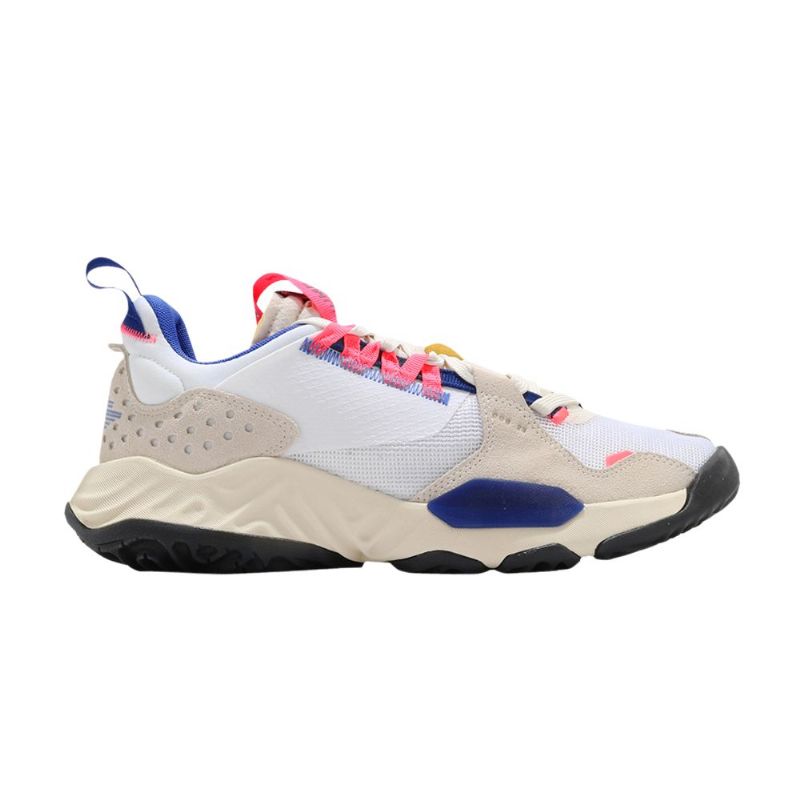Air Jordan Delta Hvid Blå Beige Sko Herre