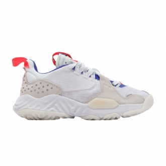 Air Jordan Delta Hvid Blå Sko Dame