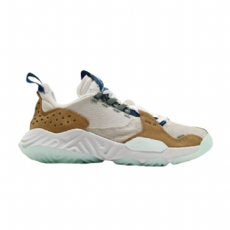 Air Jordan Delta Hvid Brun Blå Sko Herre