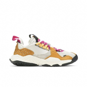 Air Jordan Delta Hvid Brun Lilla Sort Sko Dame