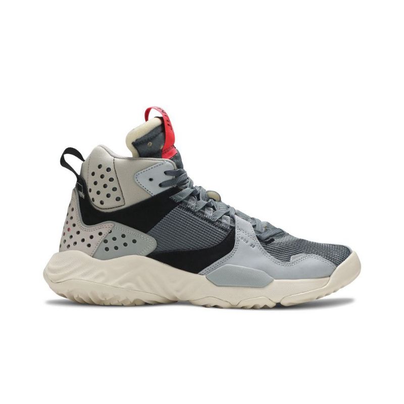 Air Jordan Delta Mid Grå Sort Rød Sko Herre