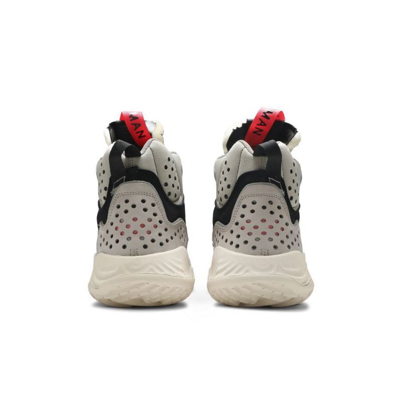 Air Jordan Delta Mid Grå Sort Rød Sko Herre