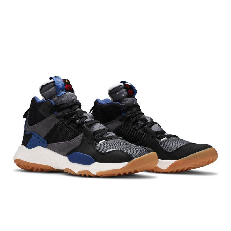 Air Jordan Delta Mid Sort Grå Blå Sko Herre