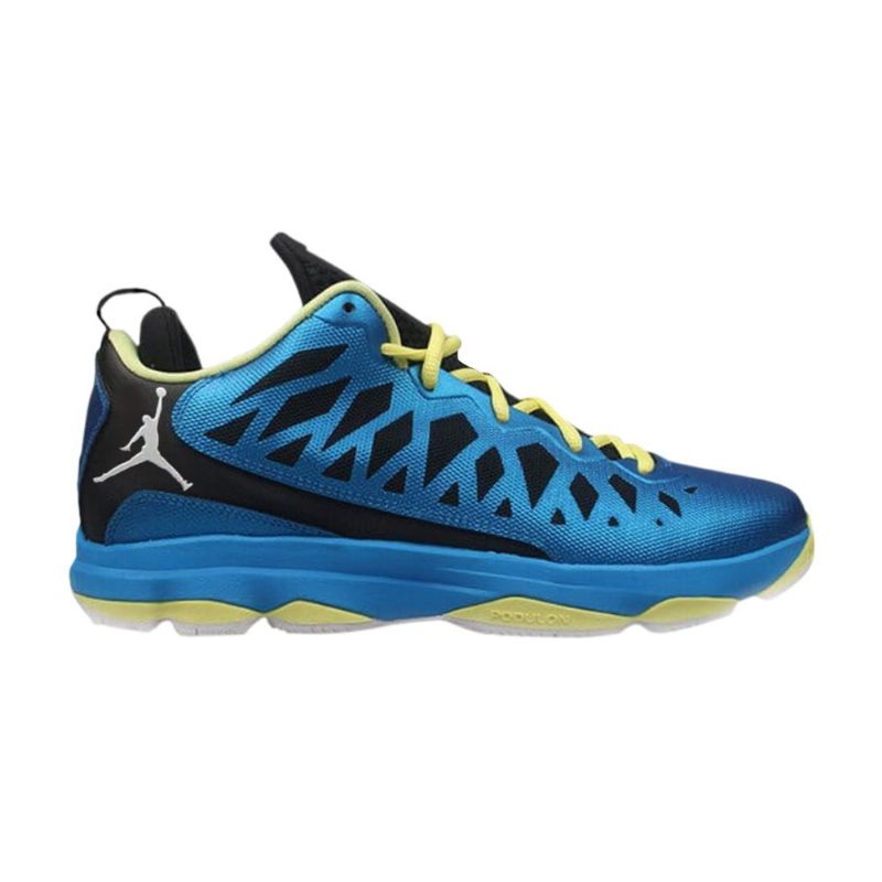 Air Jordan Cp3 Cp3.vi Blå Sort Gul Hvid Sko Herre