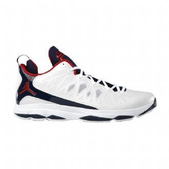 Air Jordan Cp3 Cp3.vi Hvid Rød Marineblå Sko Herre