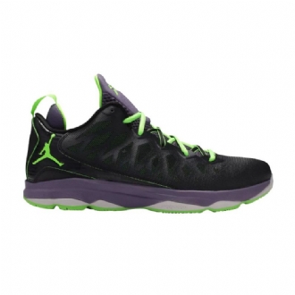 Air Jordan Cp3 Cp3.vi Sort Grøn Lilla Sko Herre