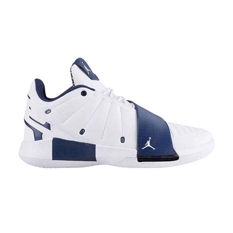 Air Jordan Cp3 Cp3.xi Tb Hvid Marineblå Sko Herre