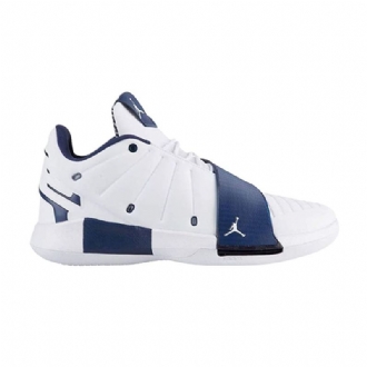 Air Jordan Cp3 Cp3.xi Tb Hvid Marineblå Sko Herre