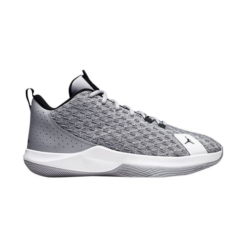 Air Jordan Cp3 Cp3.xii Grå Hvid Sort Sko Herre
