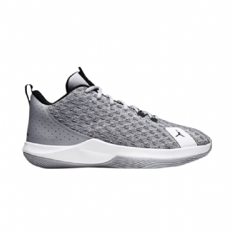 Air Jordan Cp3 Cp3.xii Grå Hvid Sort Sko Herre