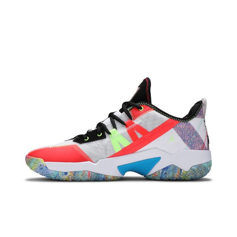 Air Jordan Westbrook One Take 2 Hvid Flerfarvede Sko Herre