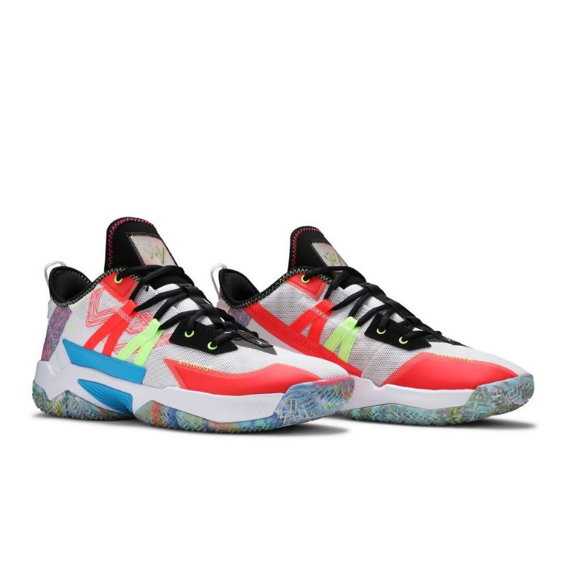 Air Jordan Westbrook One Take 2 Hvid Flerfarvede Sko Herre