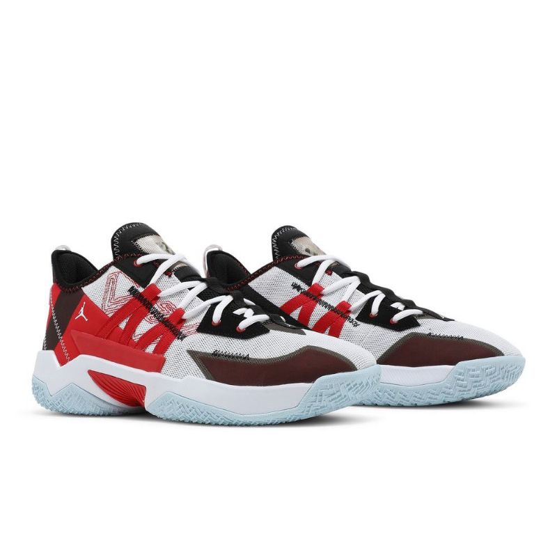 Air Jordan Westbrook One Take 2 Hvid Rød Sort Sko Herre