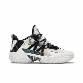 Air Jordan Westbrook One Take 2 Hvid Sort Grå Sko Herre