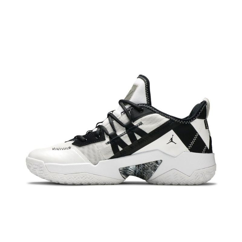 Air Jordan Westbrook One Take 2 Hvid Sort Grå Sko Herre