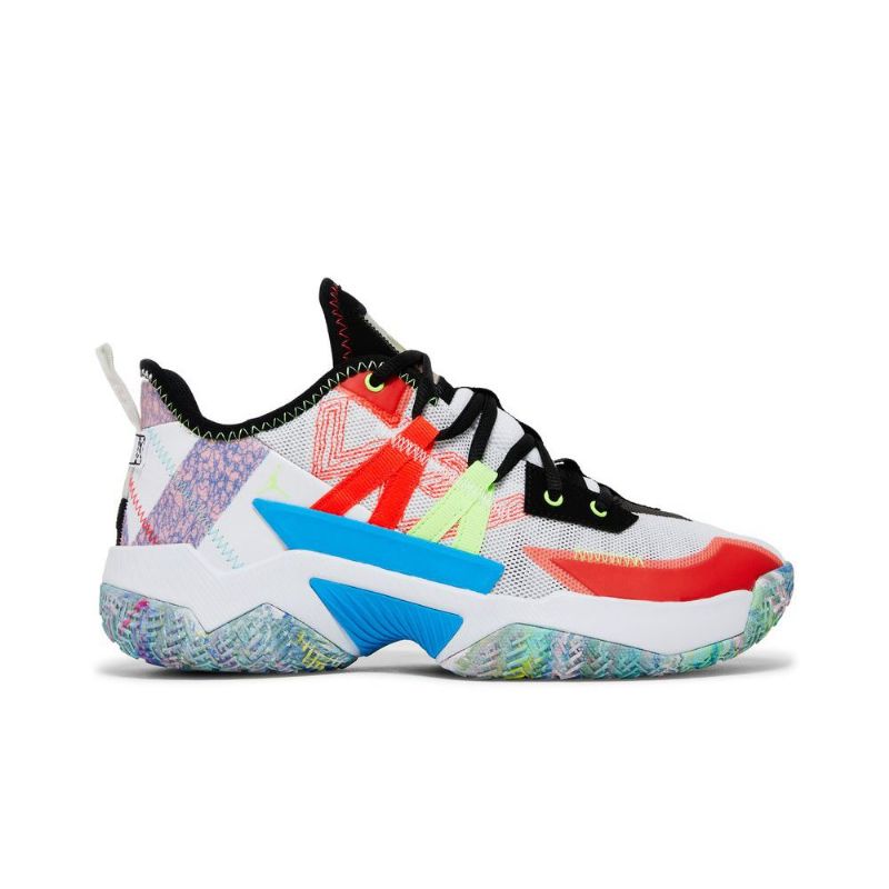 Air Jordan Westbrook One Take 2 Pf Hvid Flerfarvede Sko Herre