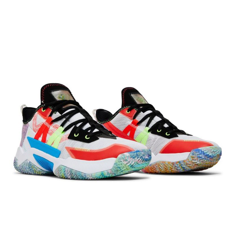Air Jordan Westbrook One Take 2 Pf Hvid Flerfarvede Sko Herre