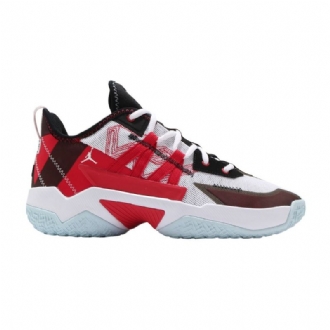 Air Jordan Westbrook One Take 2 Pf Hvid Rød Sort Sko Herre