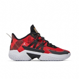 Air Jordan Westbrook One Take 2 Pf Rød Sort Guld Sko Herre