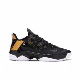 Air Jordan Westbrook One Take 2 Pf Sort Guld Hvid Sko Herre