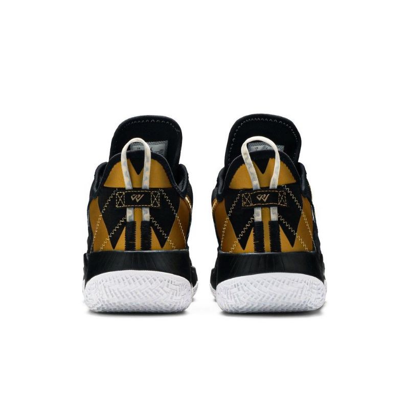 Air Jordan Westbrook One Take 2 Sort Guld Hvid Sko Herre