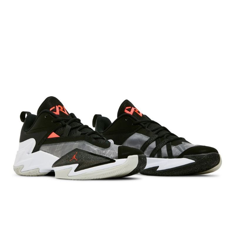 Air Jordan Westbrook One Take 3 Sort Hvid Grå Rød Sko Herre