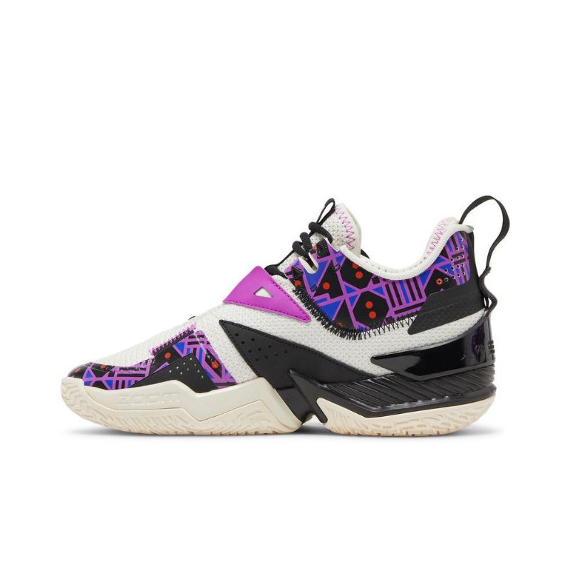 Air Jordan Westbrook One Take Hvid Sort Lilla Sko Herre