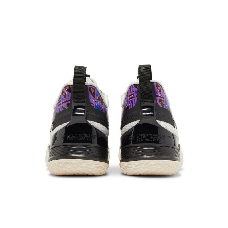 Air Jordan Westbrook One Take Hvid Sort Lilla Sko Herre