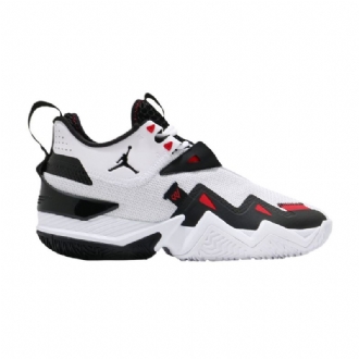 Air Jordan Westbrook One Take Pf Hvid Rød Sort Sko Herre