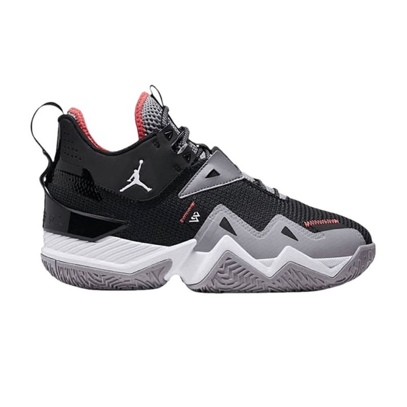 Air Jordan Westbrook One Take Sort Grå Lyserød Sko Herre