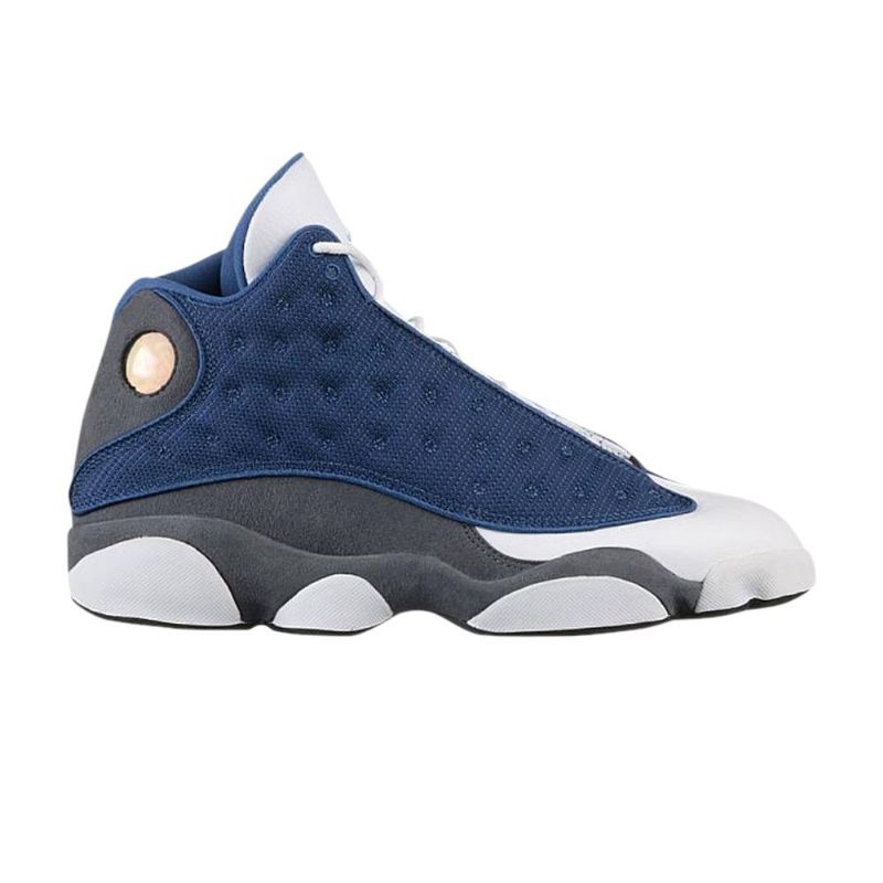 Air Jordan 13 Retro Blå Grå Hvid Sko Herre