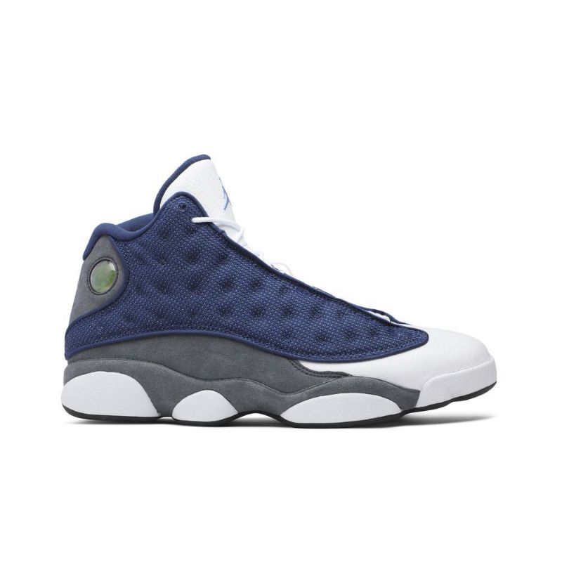 Air Jordan 13 Retro Blå Grå Hvid Sko Herre