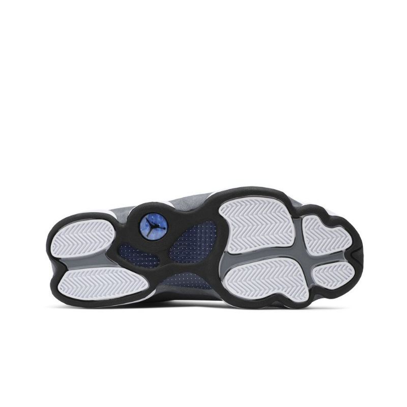 Air Jordan 13 Retro Blå Grå Hvid Sko Herre
