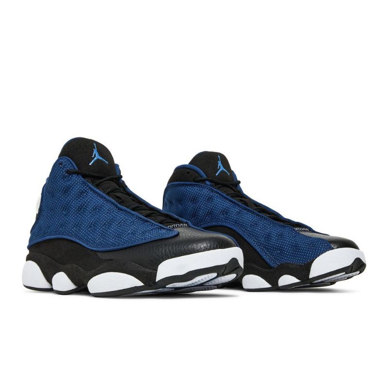 Air Jordan 13 Retro Blå Sort Hvid Sko Herre