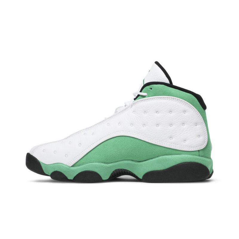 Air Jordan 13 Retro Hvid Grøn Sort Sko Herre