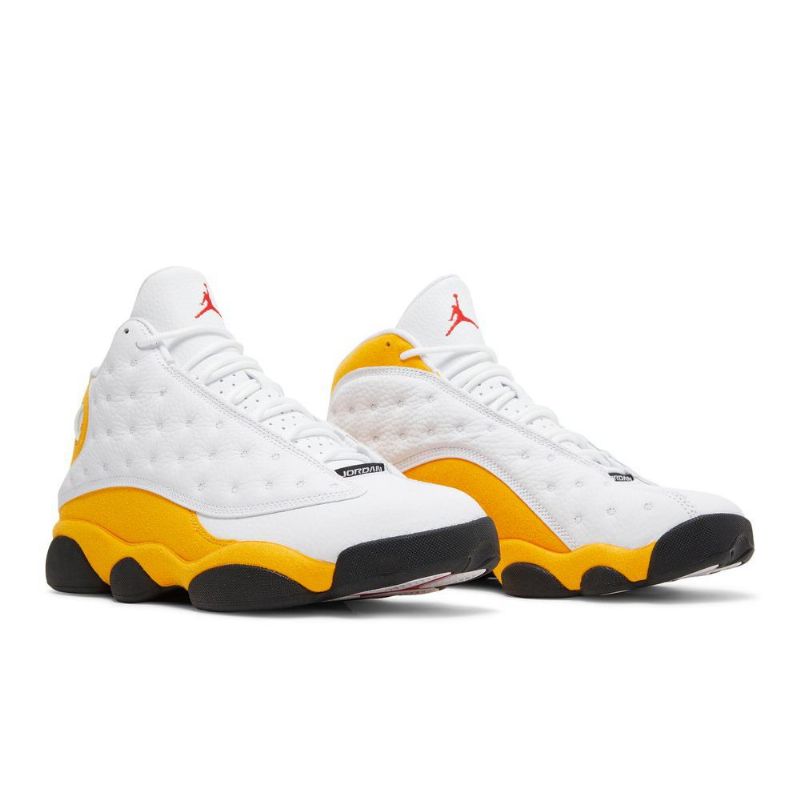 Air Jordan 13 Retro Hvid Gul Sko Herre
